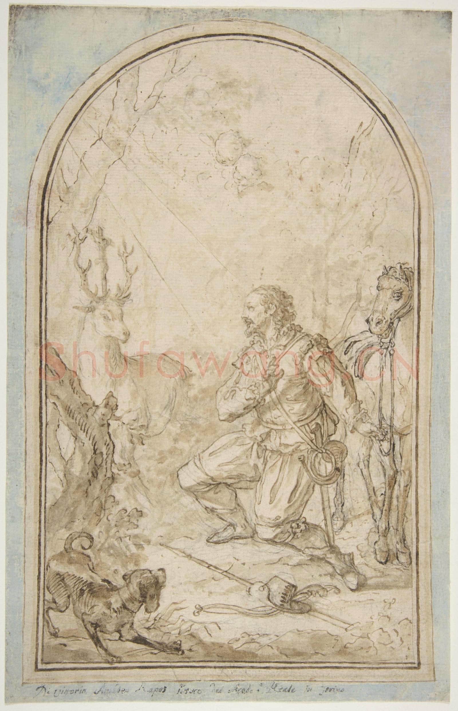Vittorio Amedeo Rapous-The Vision of St. Hubert.tif