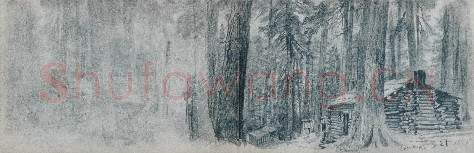 William Trost Richards-Sketchbook of Pacific Northwest Landscape Subjects.tif