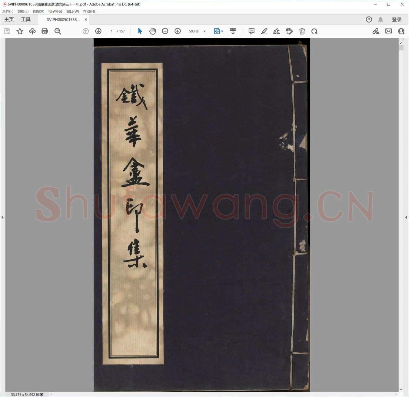 铁华盦印选.清光绪三十一年.pdf