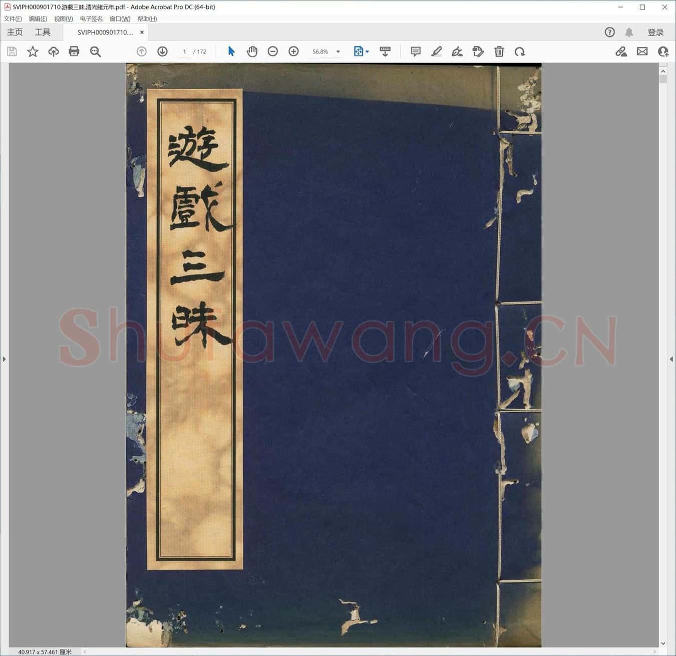 游戏三昧.清光绪元年.pdf