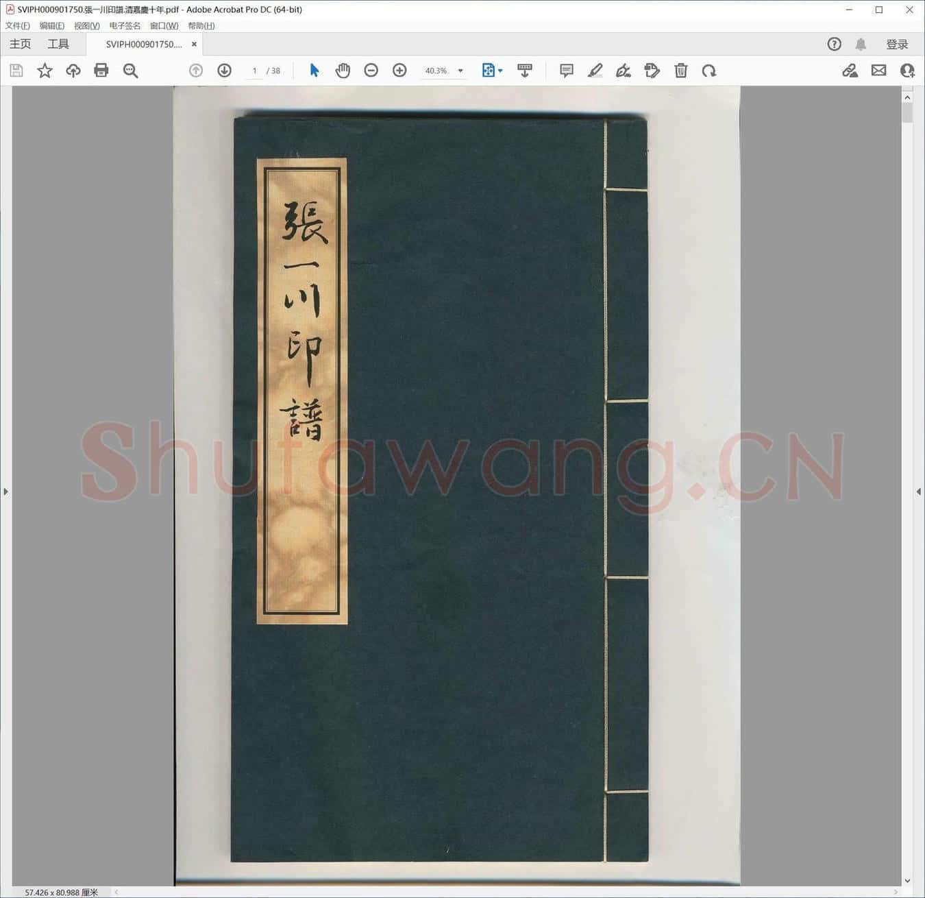 张一川印谱.清嘉庆十年.pdf