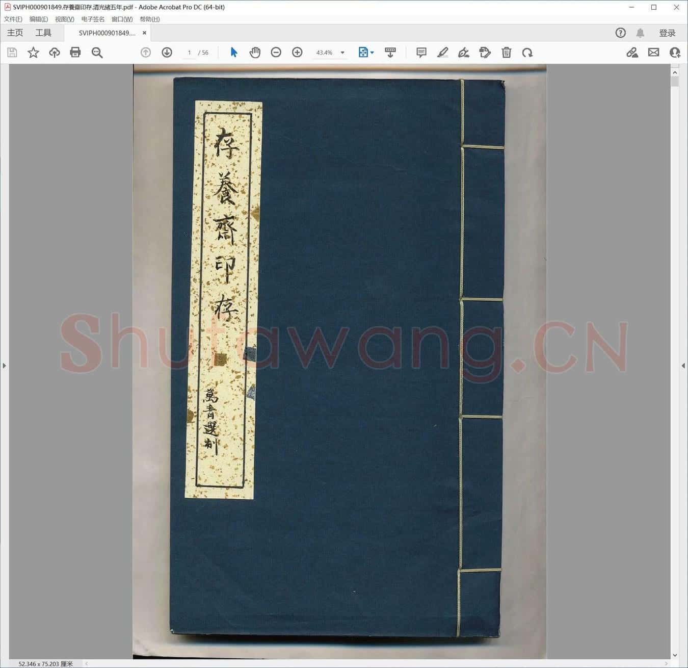 存养斋印存.清光绪五年.pdf
