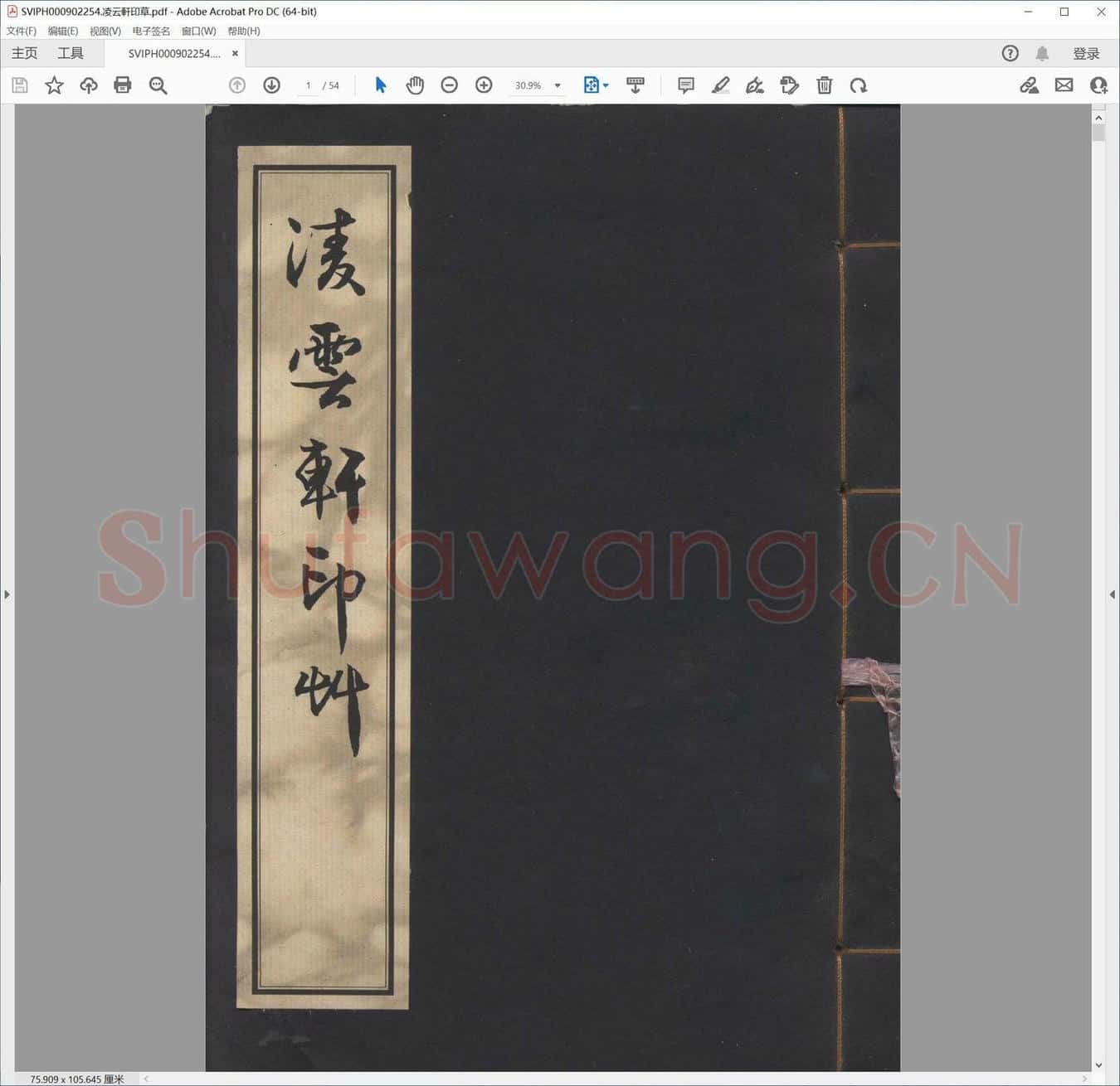 凌云轩印草.pdf