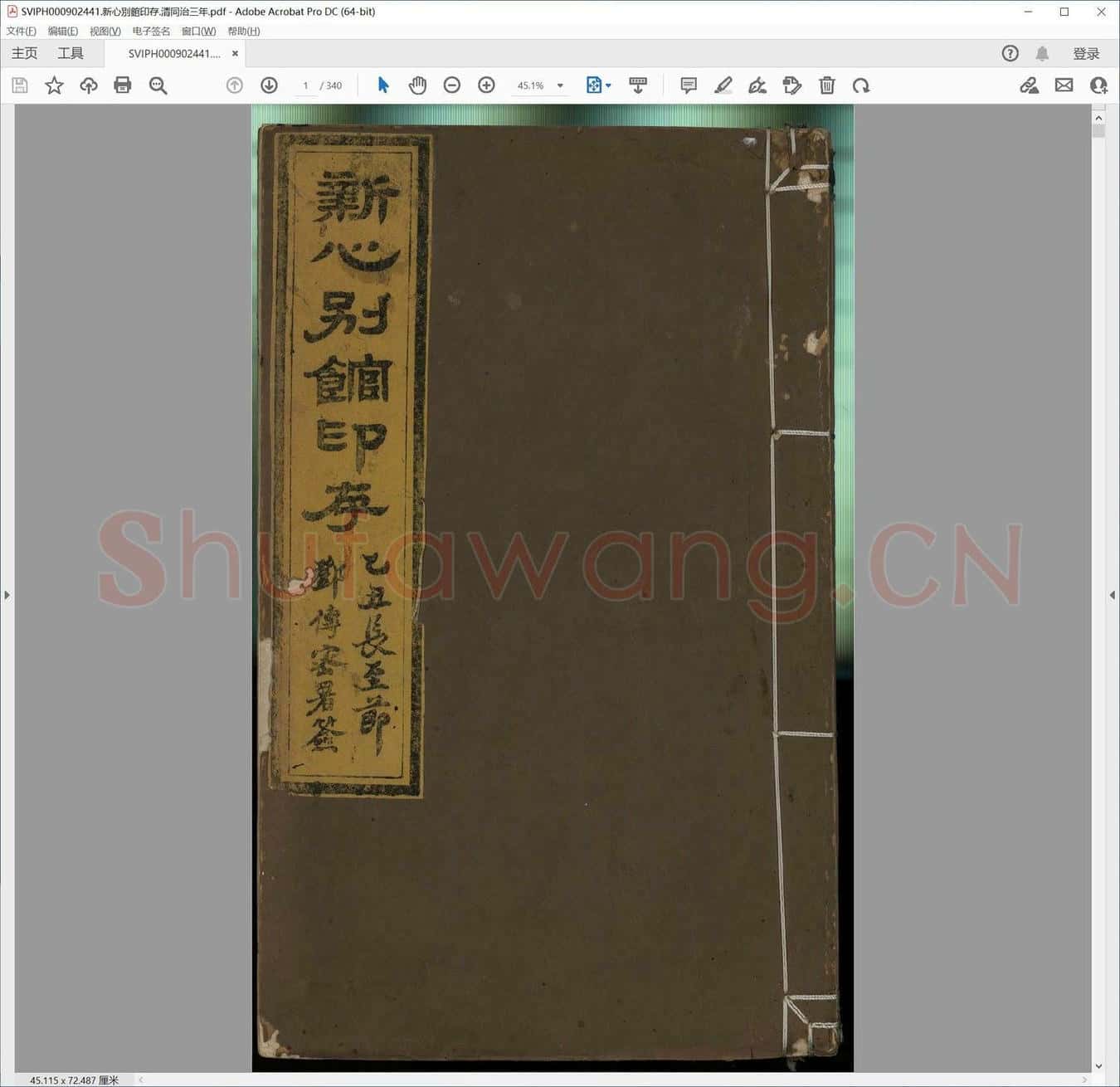 新心别馆印存.清同治三年.pdf