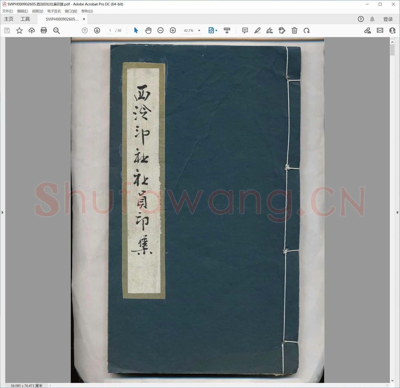 西泠印社社员印谱.pdf