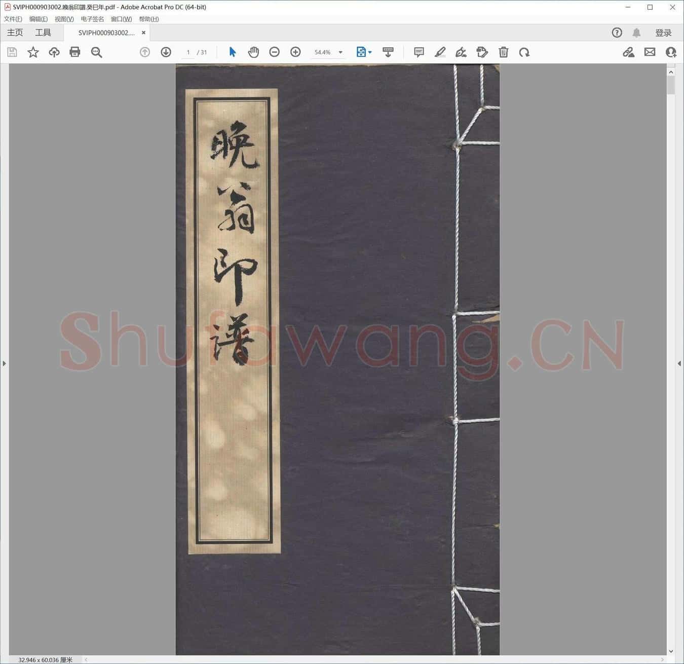 晚翁印谱.癸巳年.pdf
