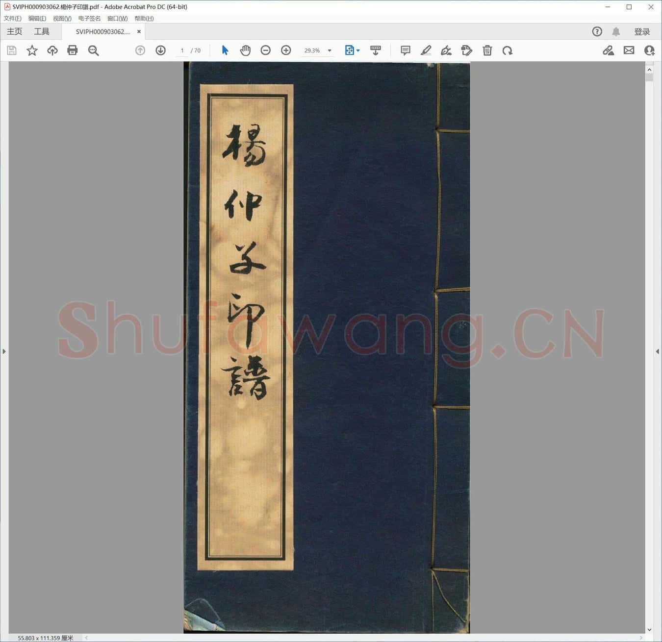 杨仲子印谱.pdf