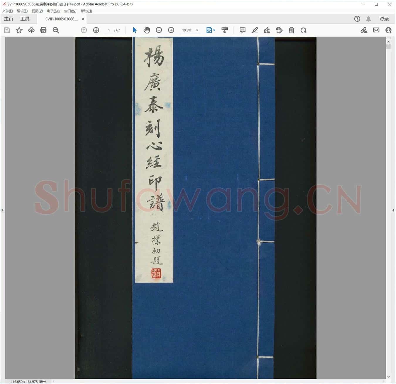 杨广泰刻心经印谱.丁卯年.pdf