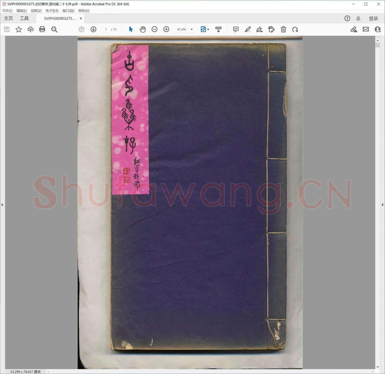 古印集存.清光绪二十七年.pdf