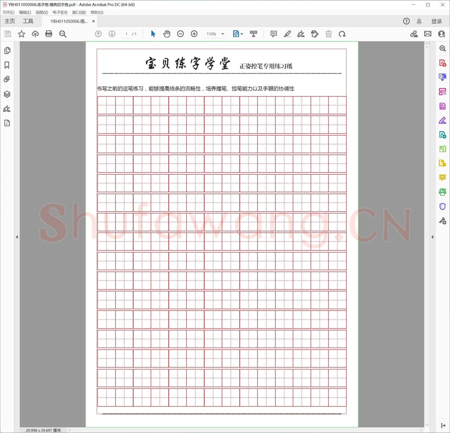 练字格 精典田字格.pdf