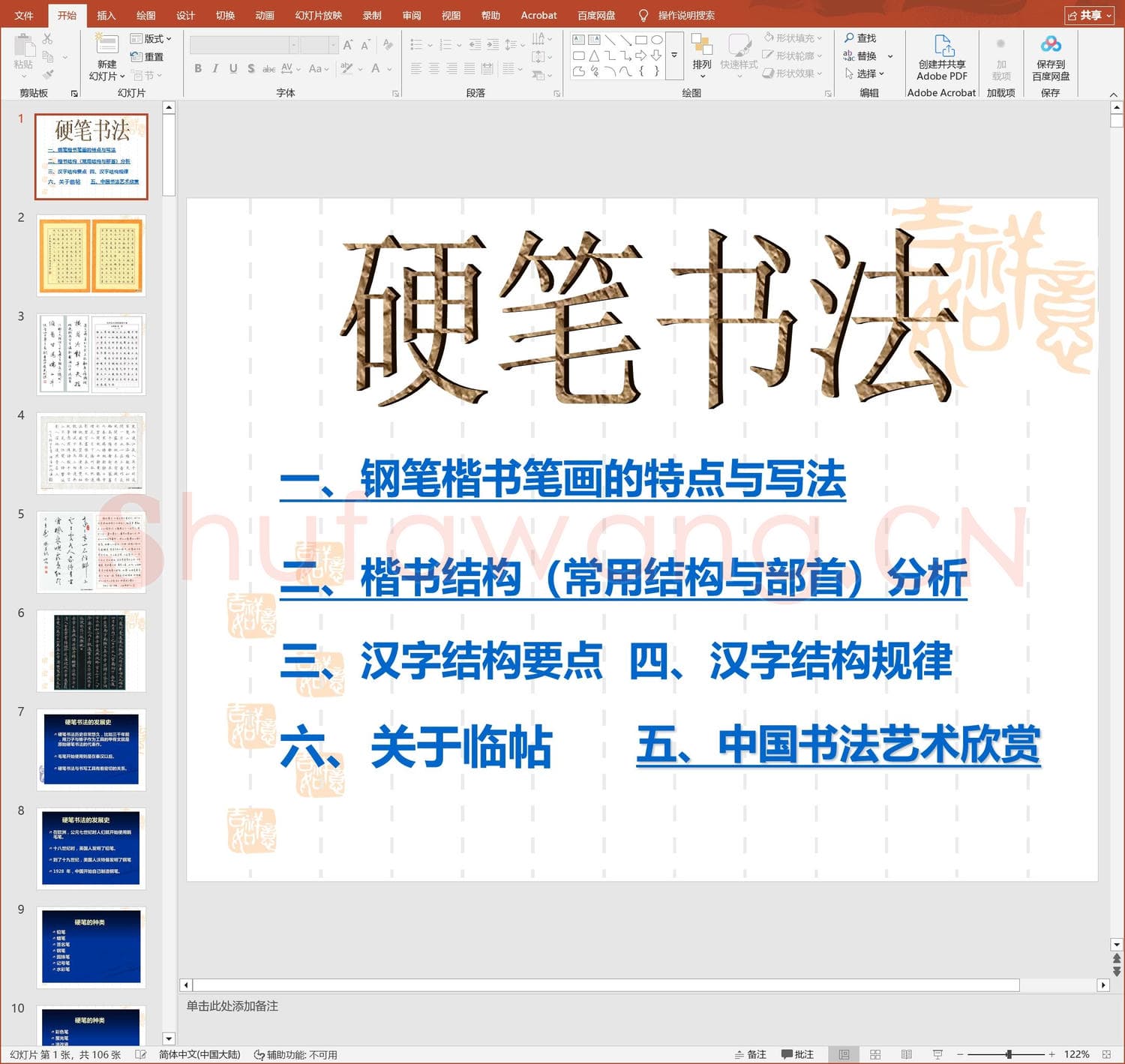 少儿硬笔书法教案与课件 硬笔书法要领.ppt