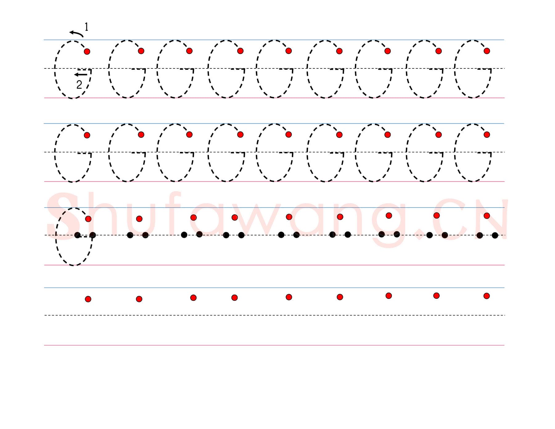 英文字母练习:手写字母专项训练 大写 G.jpg