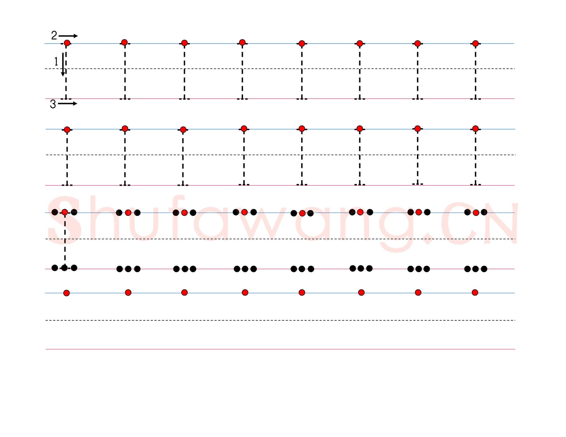 英文字母练习：手写字母专项训练 大写 I.jpg