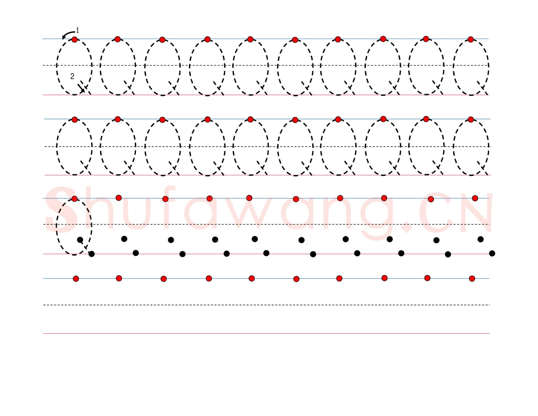 英文字母练习：手写字母专项训练 大写 Q.jpg