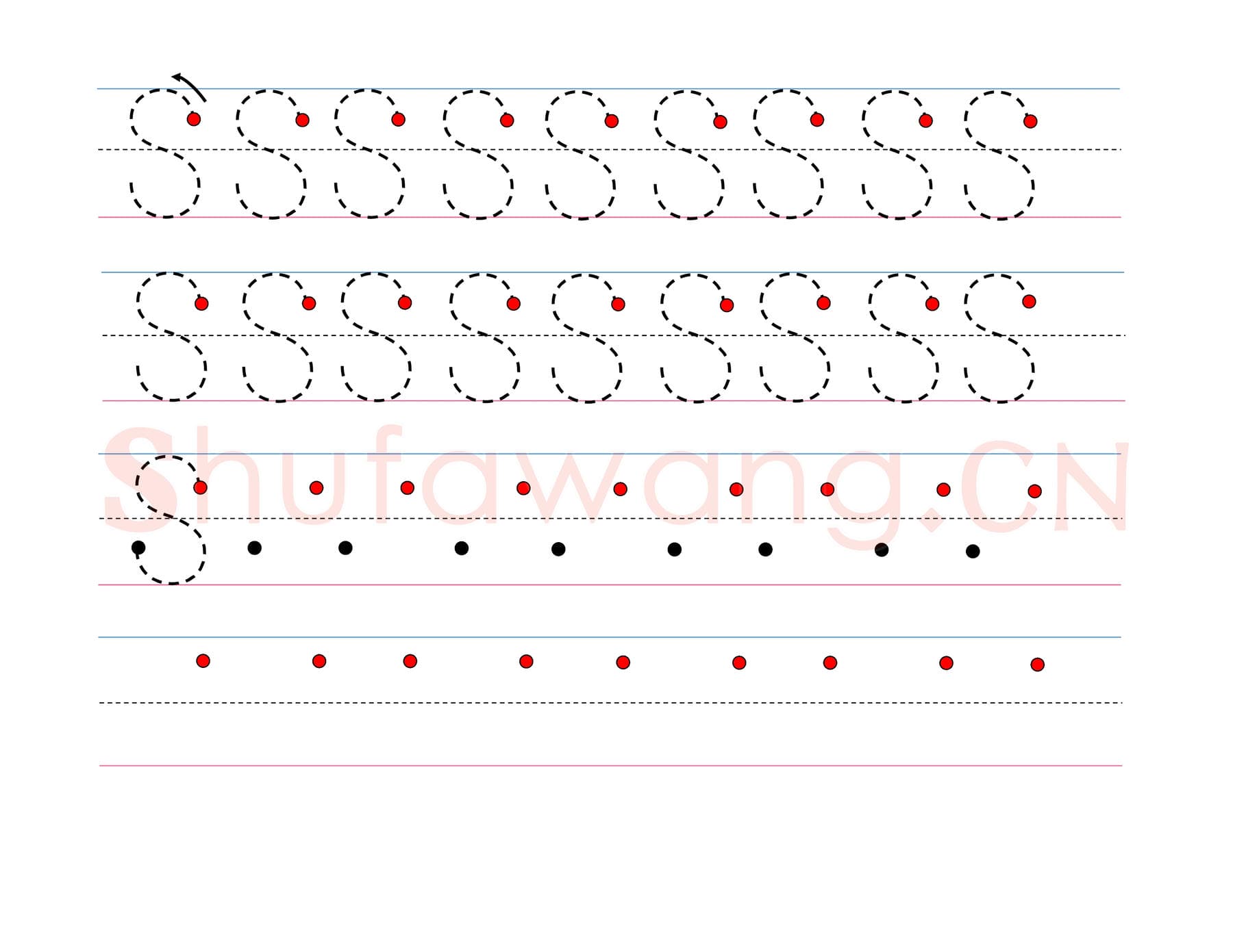 英文字母练习:手写字母专项训练 大写 S.jpg