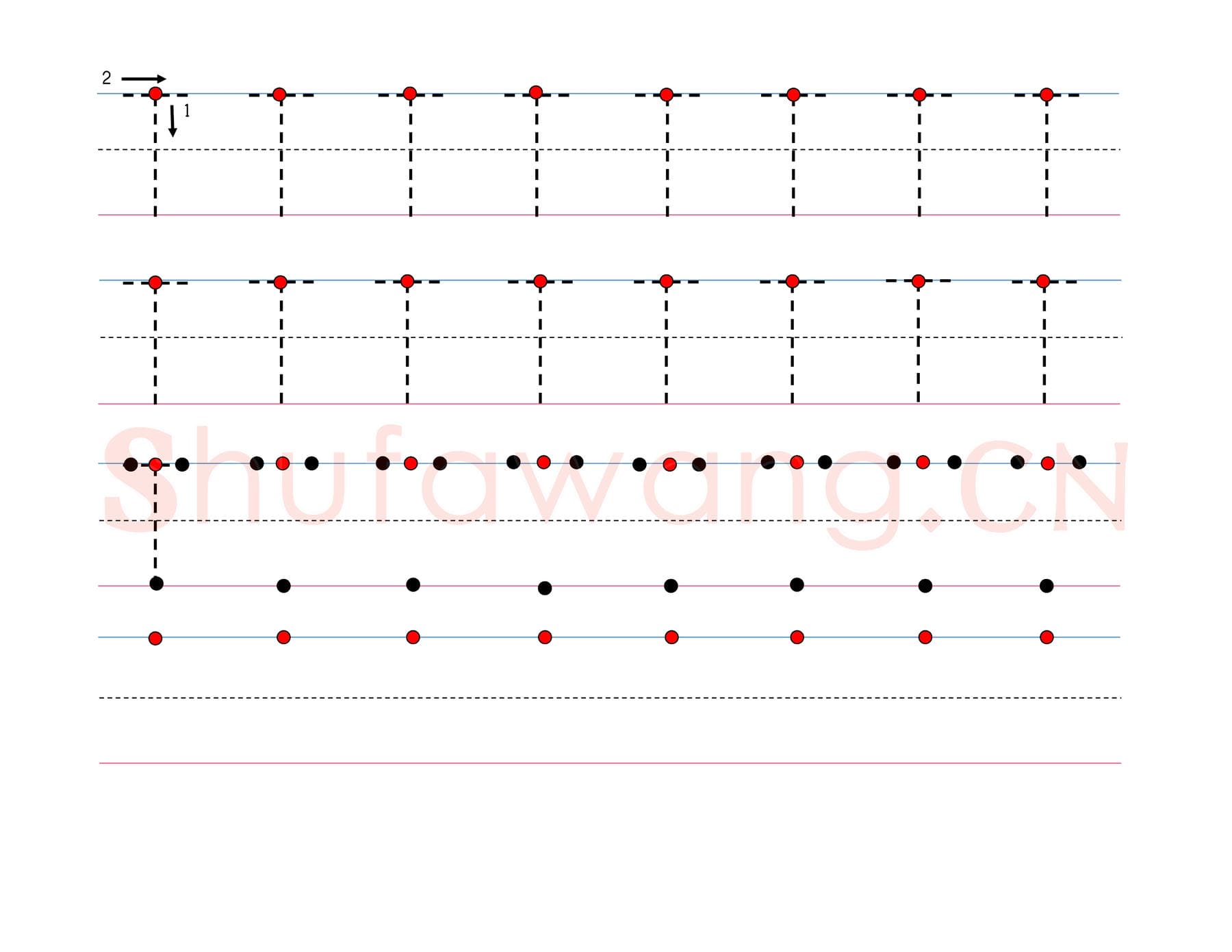 英文字母练习:手写字母专项训练 大写 T.jpg