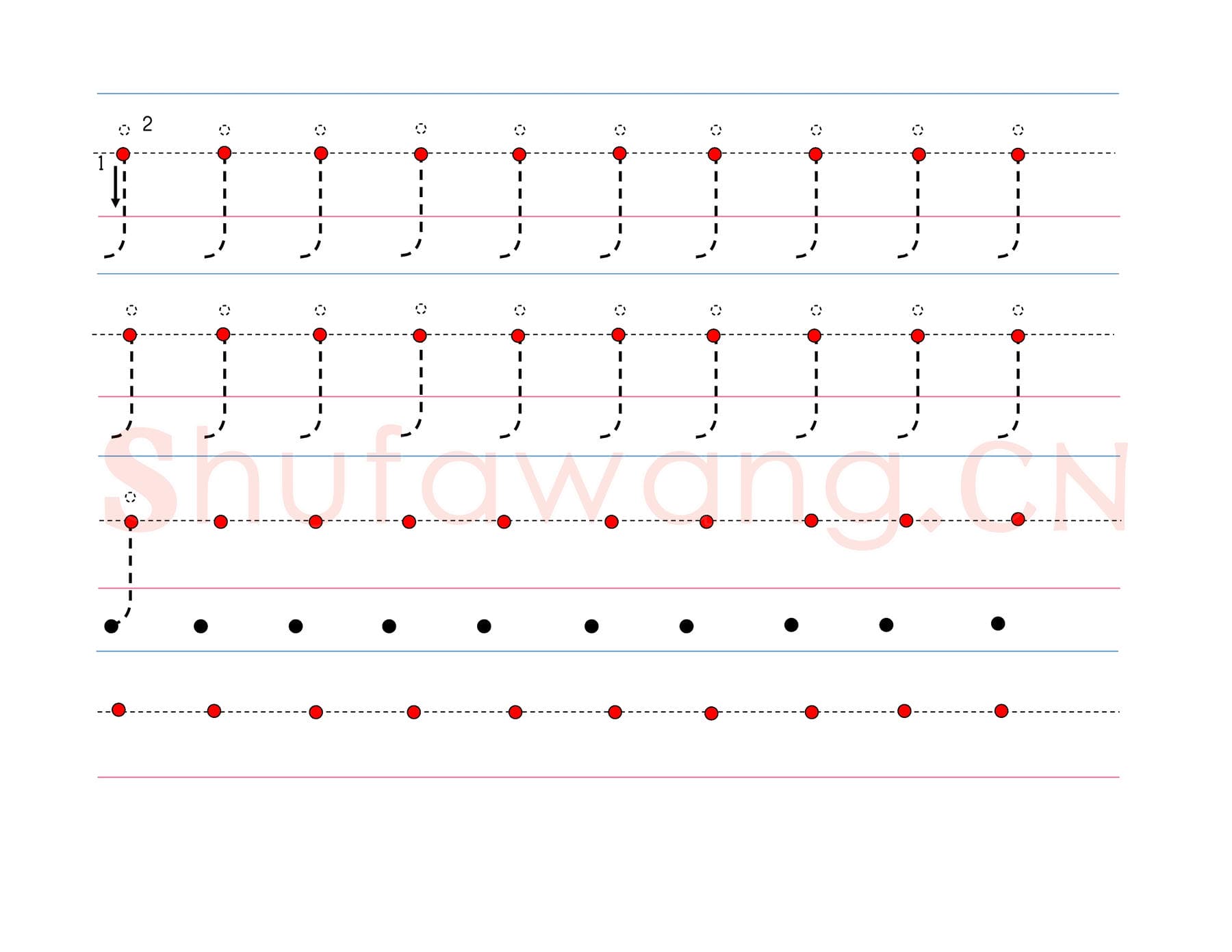 英文字母练习：手写字母专项训练 小写-j.jpg