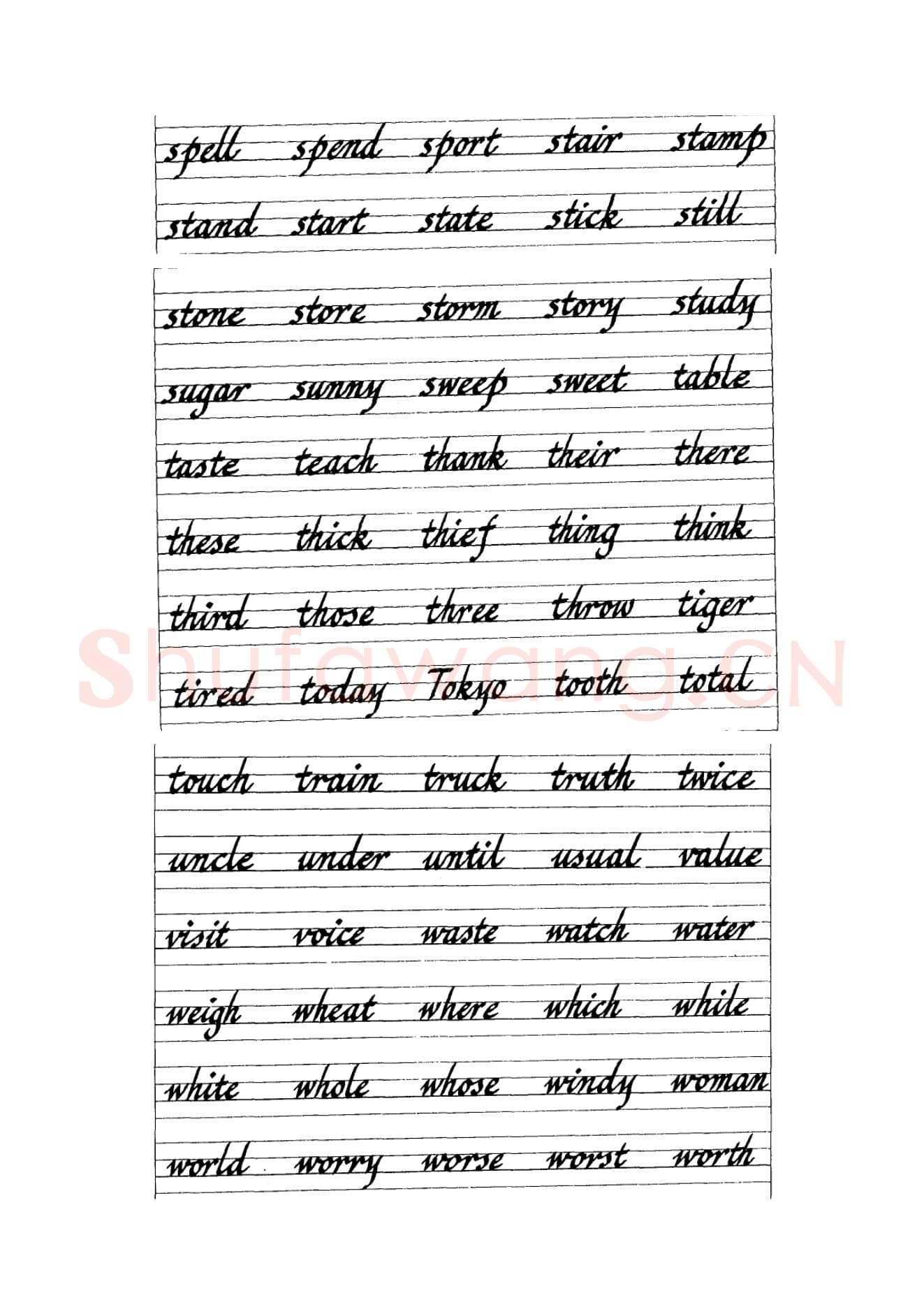 英文字母练习字帖：英文书法手写字帖.jpeg