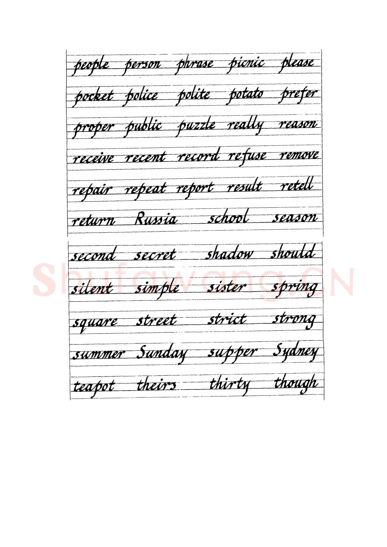 英文字母练习字帖：英文书法手写字帖.jpeg