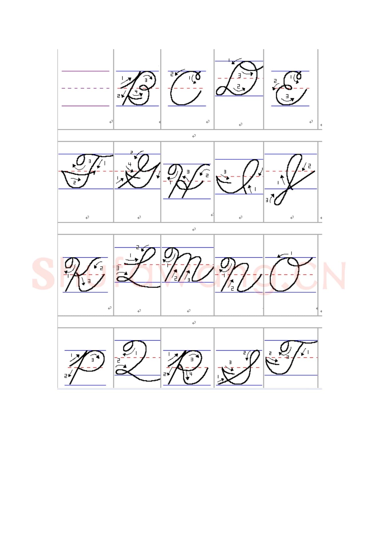 英文字母练习字帖:英文书法手写字帖.jpeg