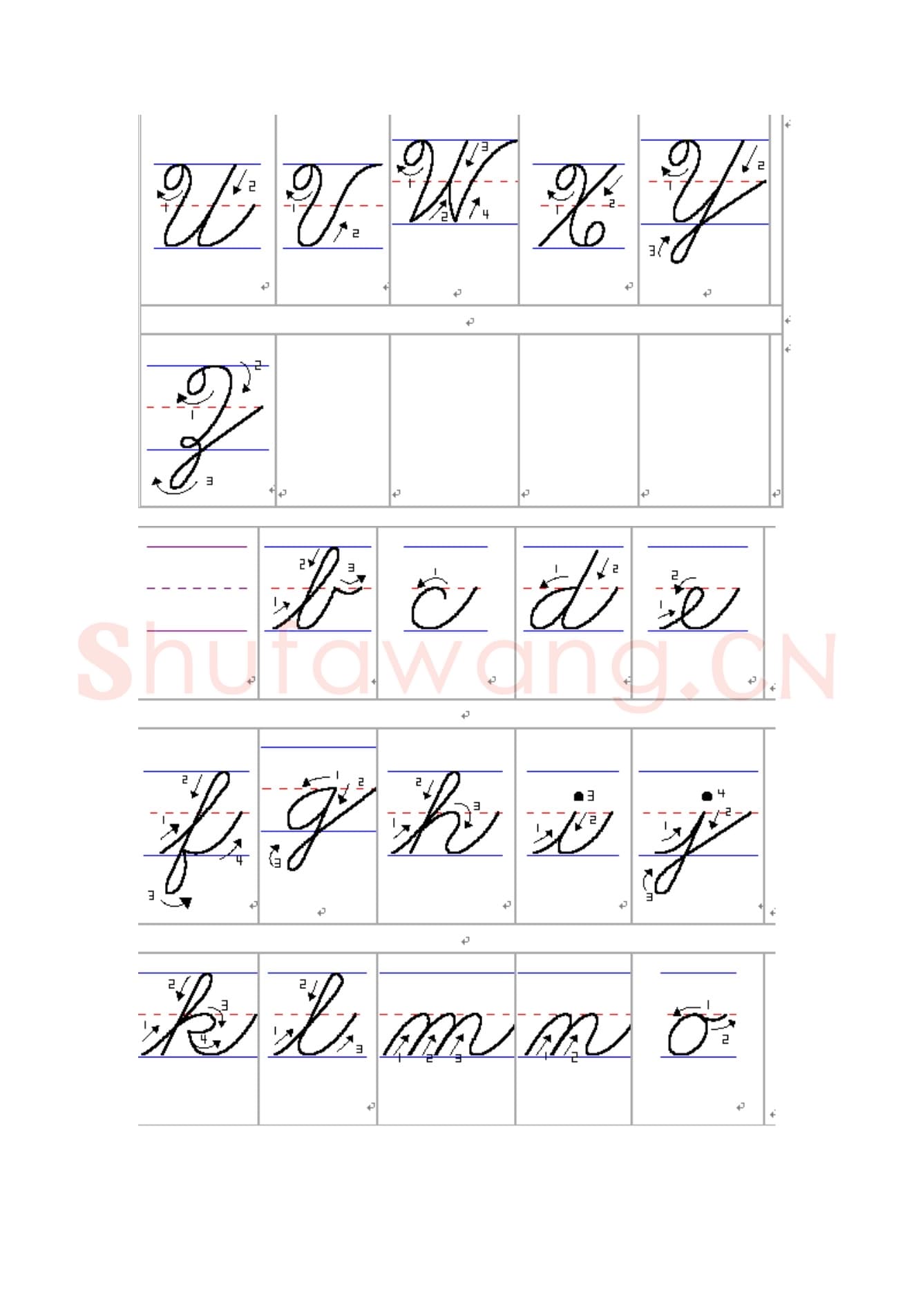 英文字母练习字帖:英文书法手写字帖.jpeg