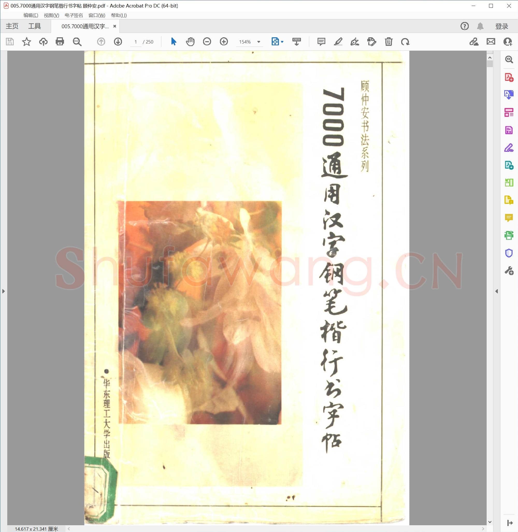 顾仲安 7000通用汉字钢笔楷行书字帖
