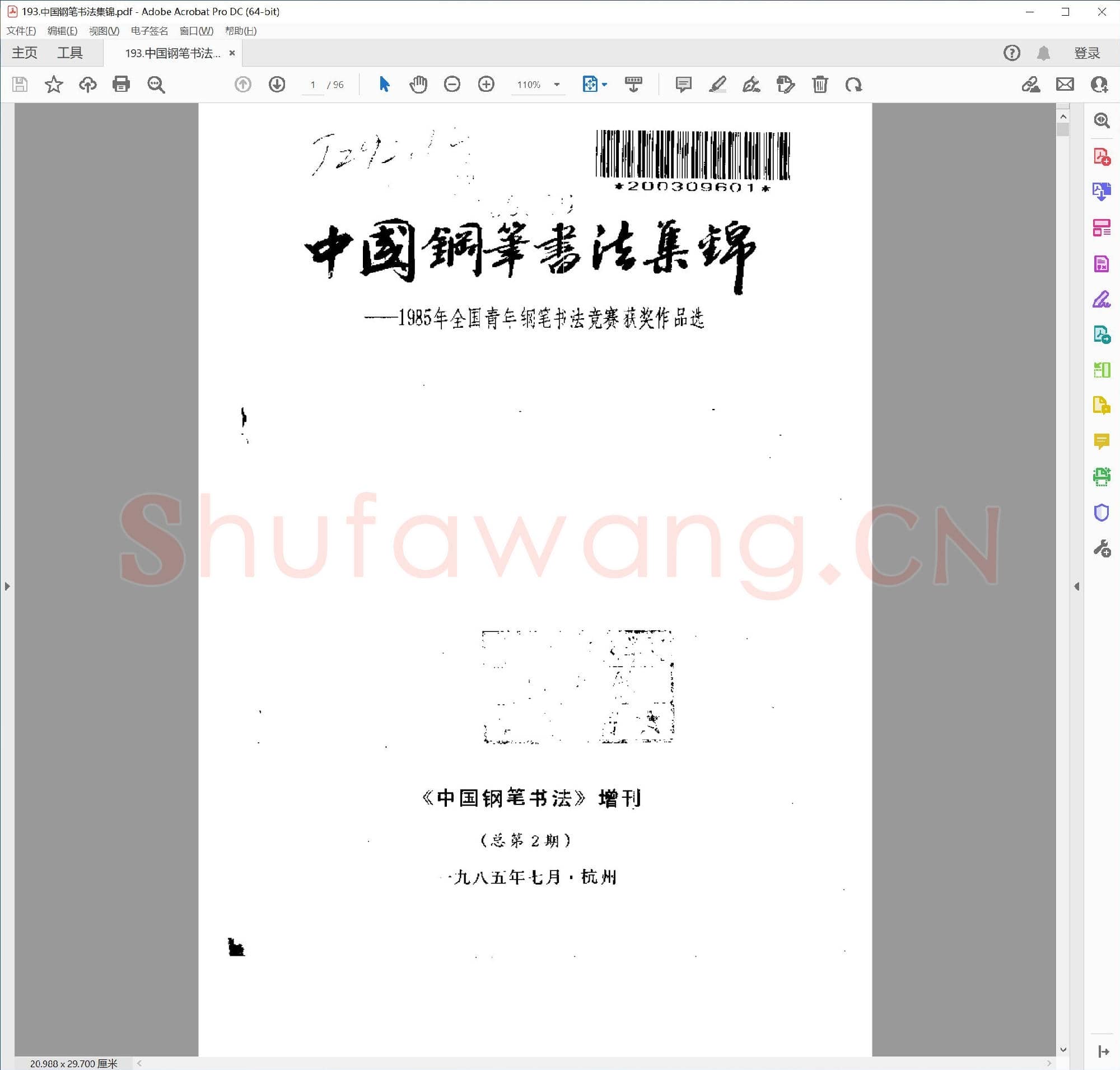 中国钢笔书法集锦