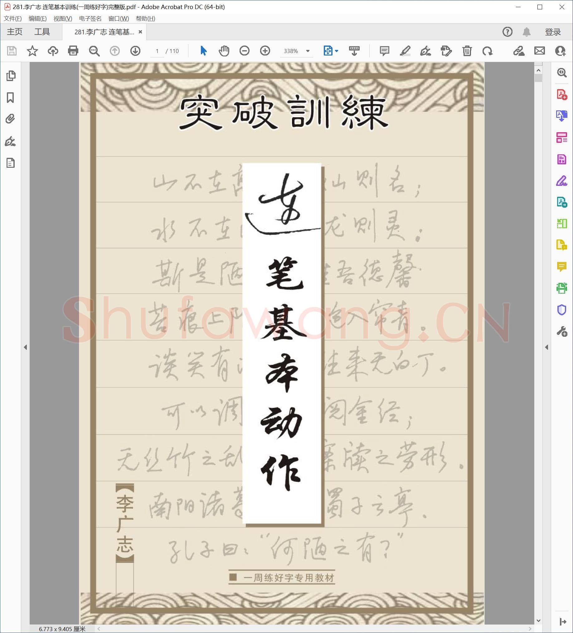 李广志 连笔基本训练(一周练好字)完整版