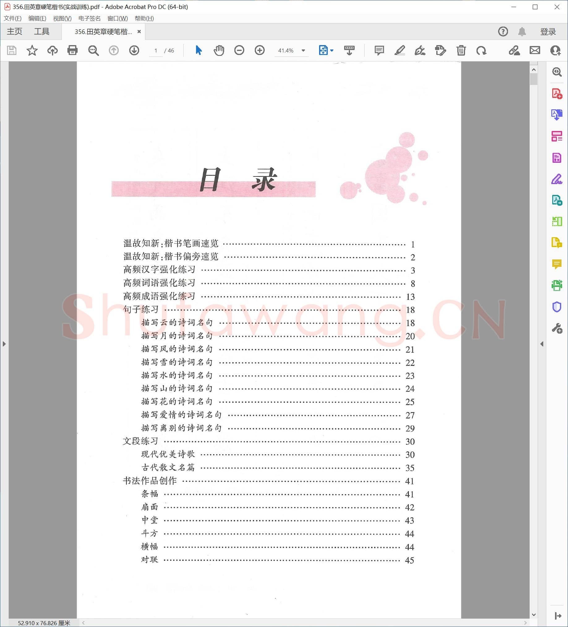 田英章 硬笔楷书(实战训练).pdf