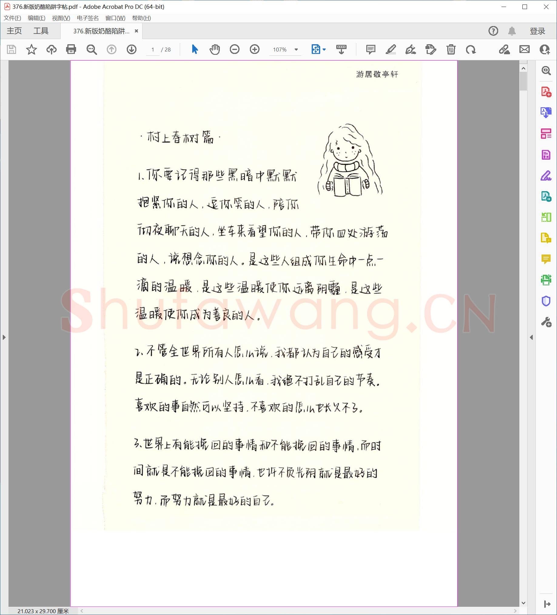 佚名 新版奶酪陷阱行楷字帖