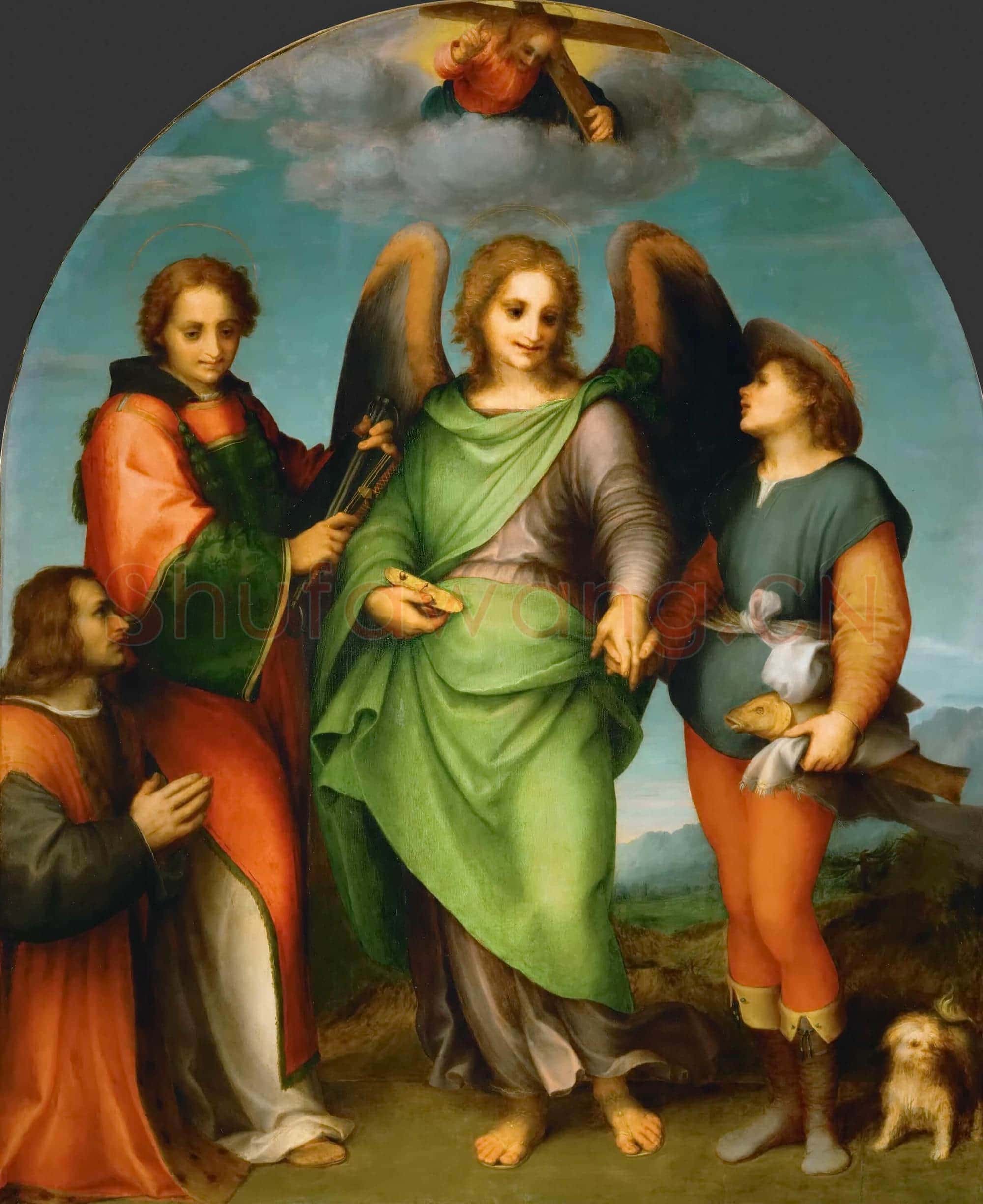 Andrea del Sarto(1486-1530)Archangel Raphael with Tobias