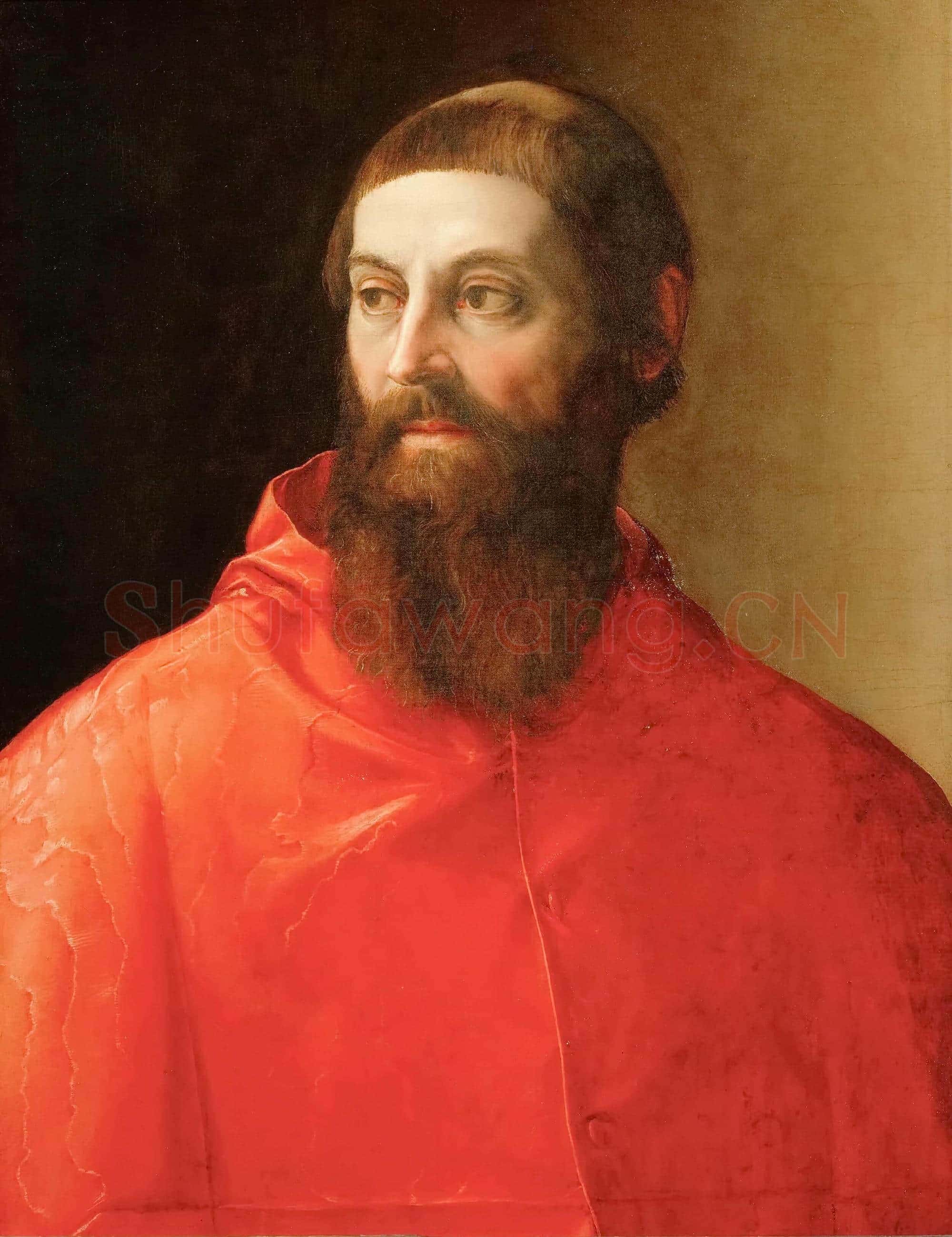 Francesco Salviati(1510-1563)Cardinal Rodolfo Pio