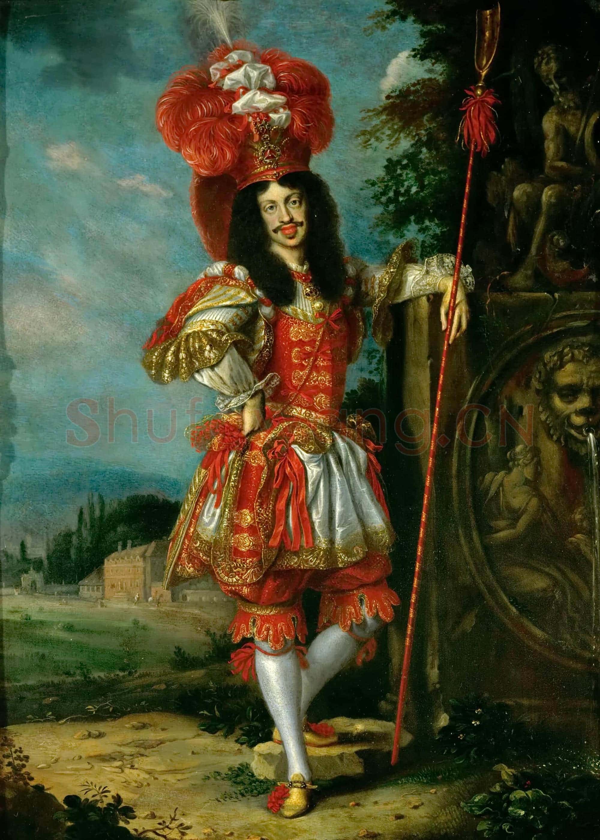 Jan Thomas|Emperor Leopold I in Theatrical Costume