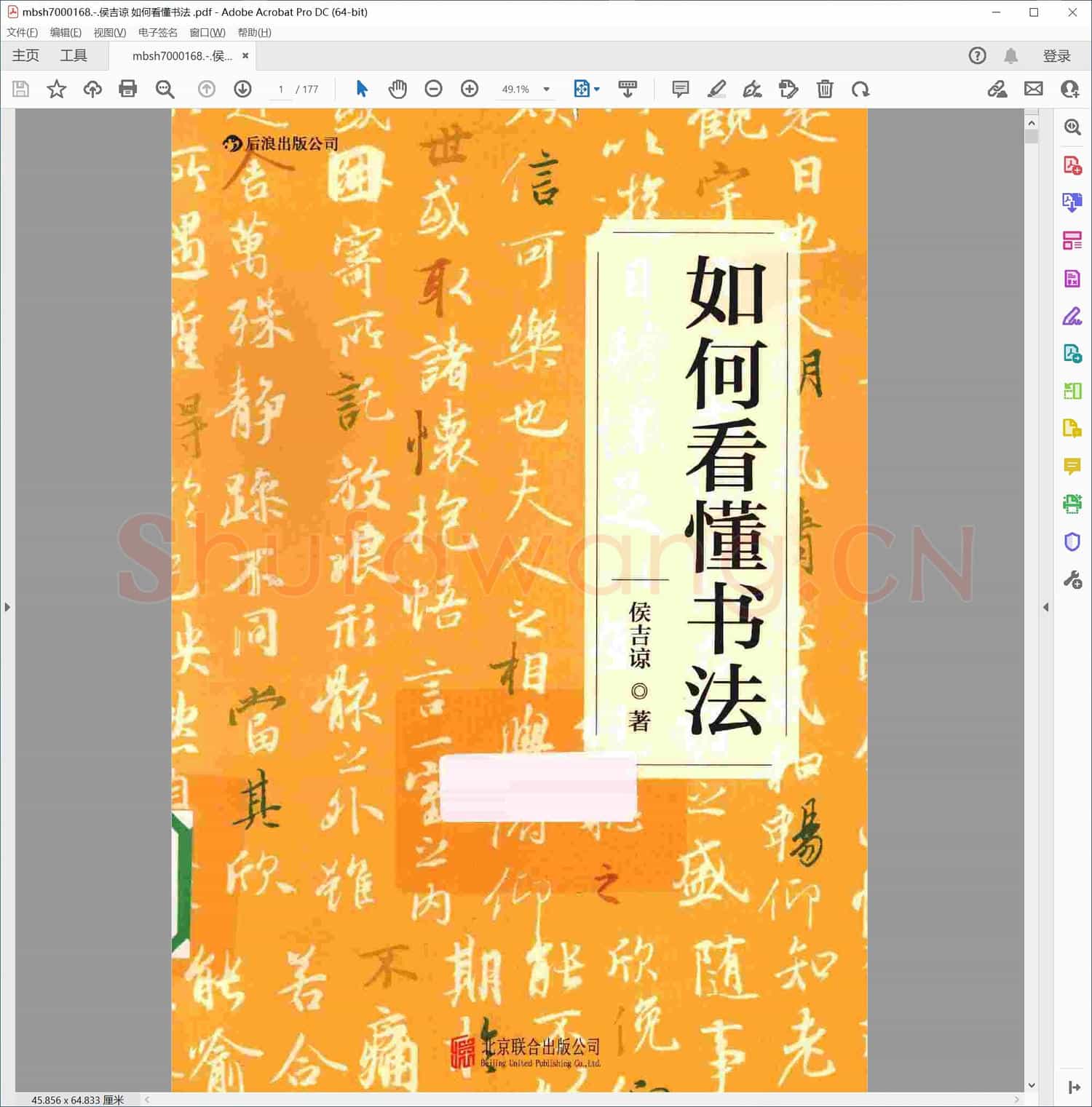 侯吉谅 如何看懂书法