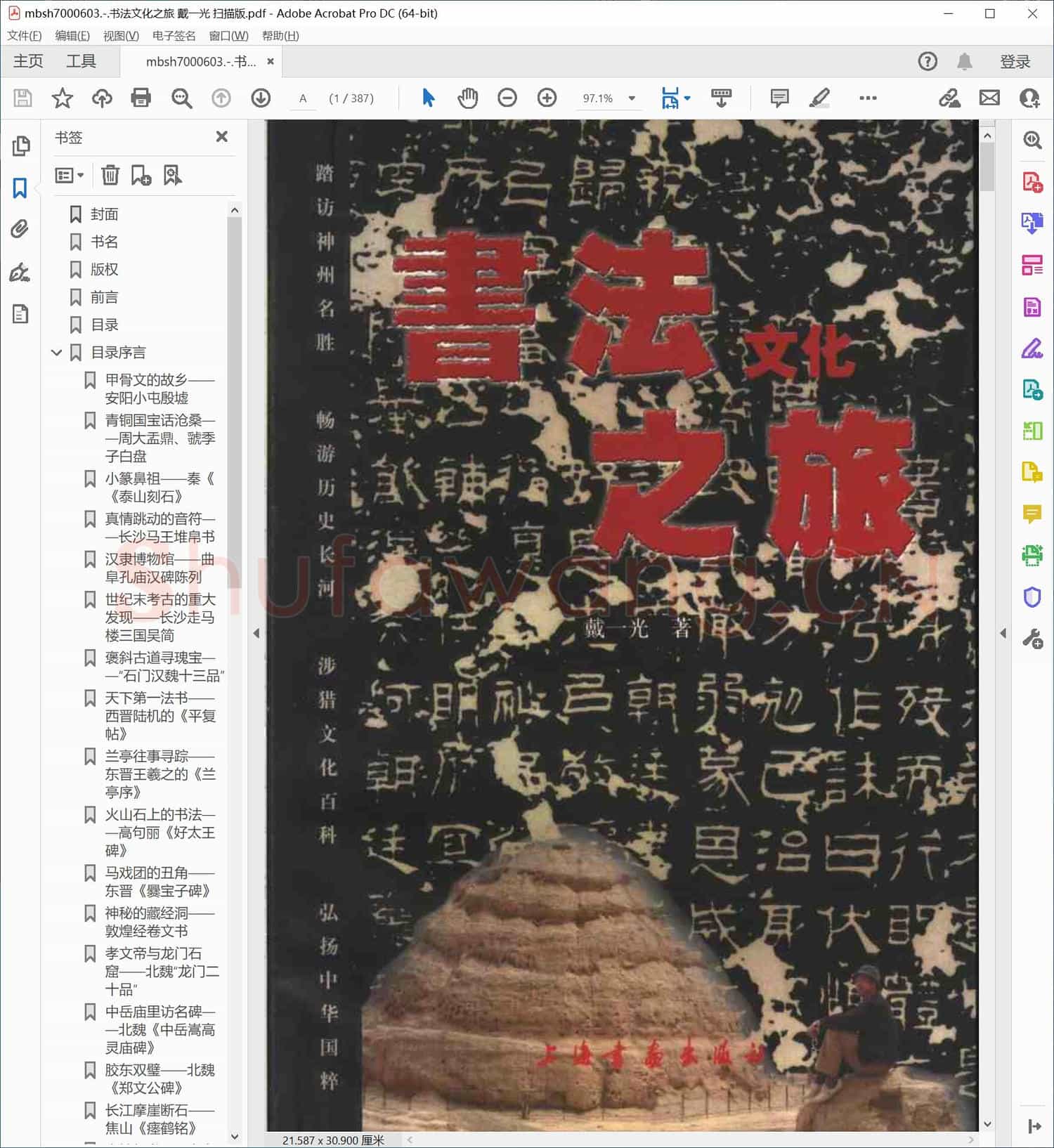 书法文化之旅 戴一光 扫描版