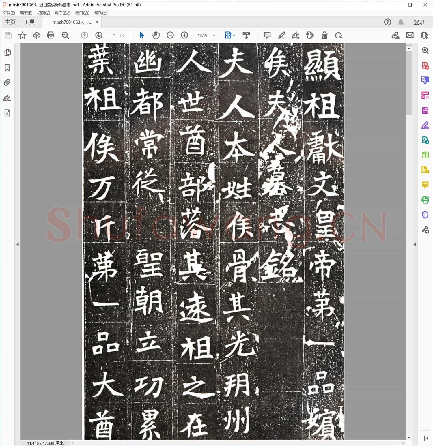 显祖嫔侯骨氏墓志