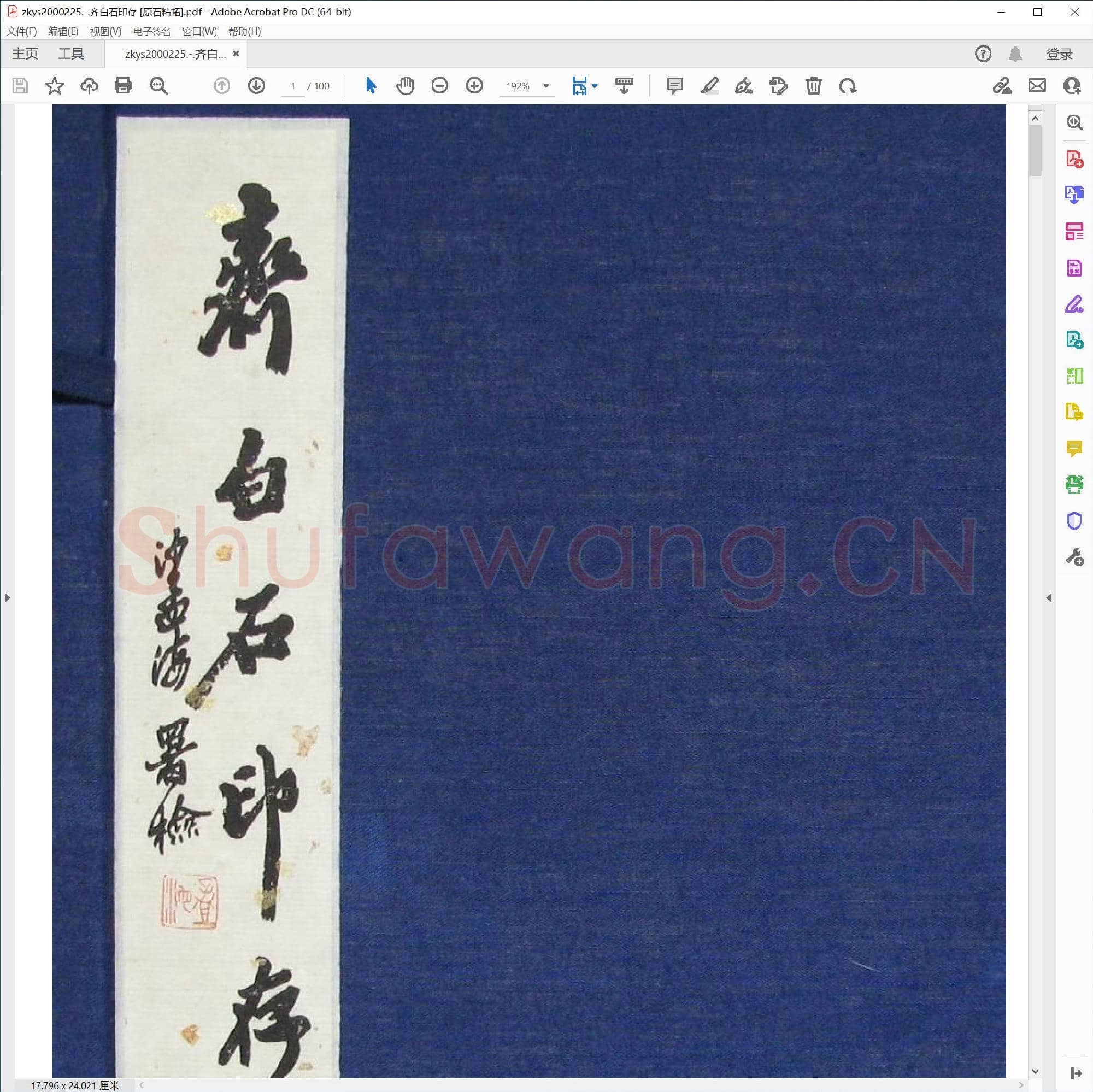 齐白石印存 [原石精拓].pdf