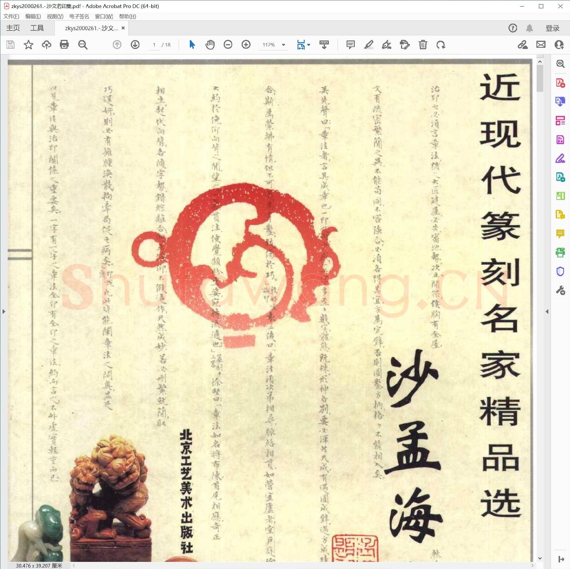 沙文若印集.pdf