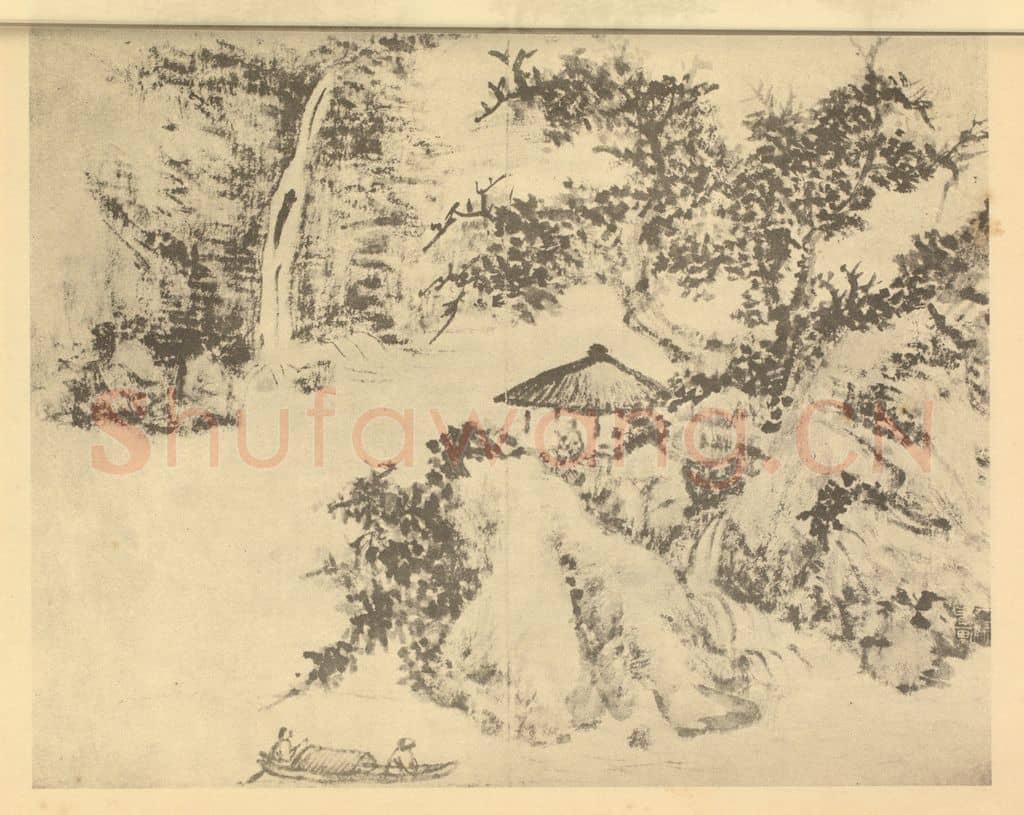 清 王宸《山水图(十)》国画作品