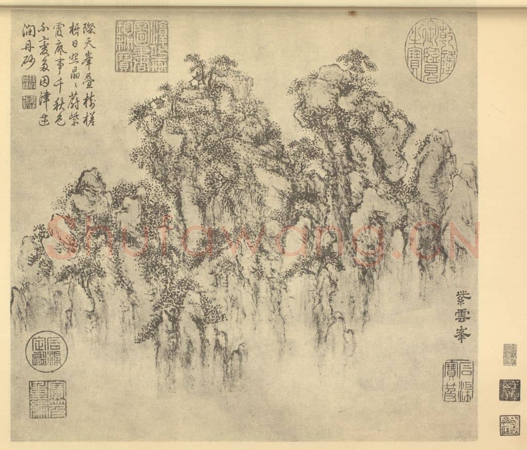 清 董邦达《山水图(三)》国画作品