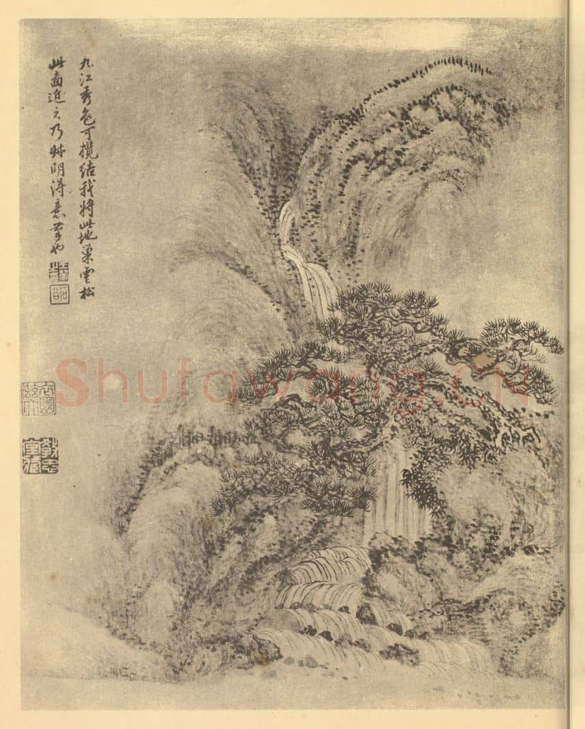 清 王翚《山水图（十九）》国画作品