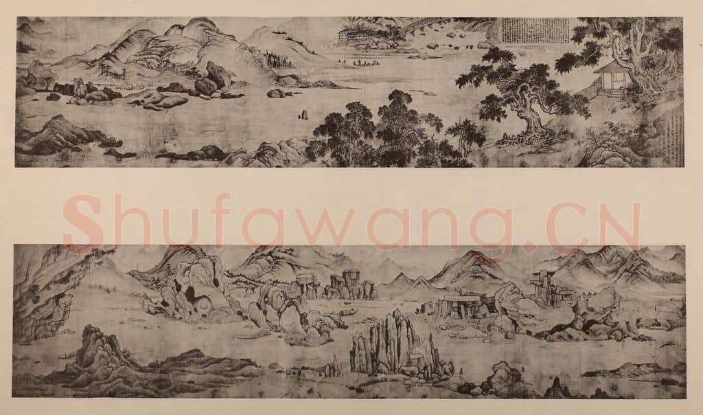 明 项圣谟《闽游图卷》国画作品
