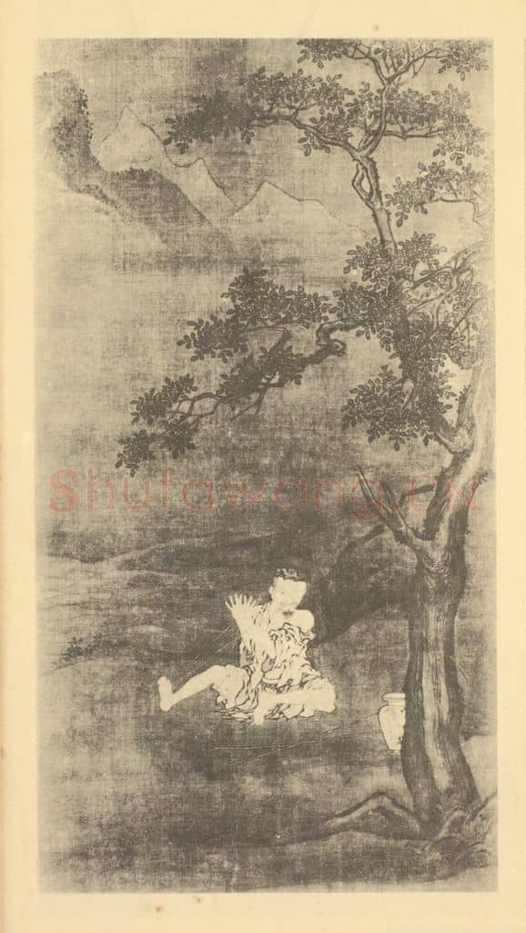 宋 马和之《闲忙图》国画作品