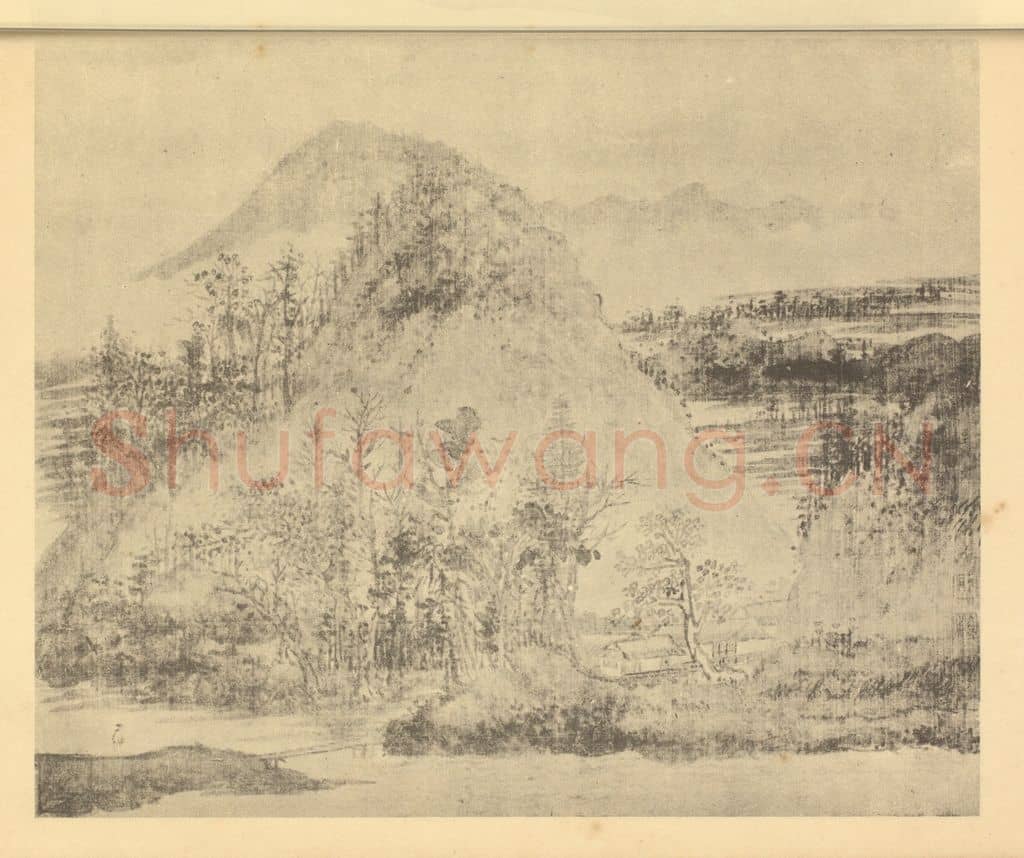 清 吴历《山水图（十二）》国画作品