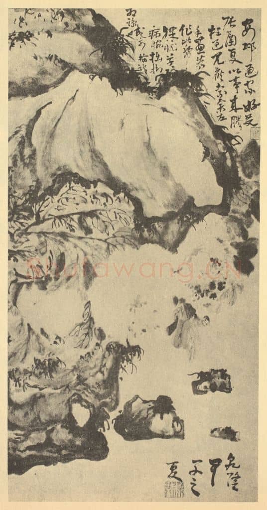 清 高凤翰《春晖晓艳图》国画作品