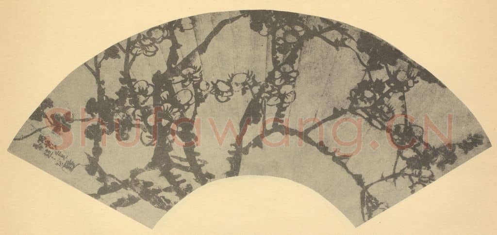 清 赵之谦《梅花》国画作品