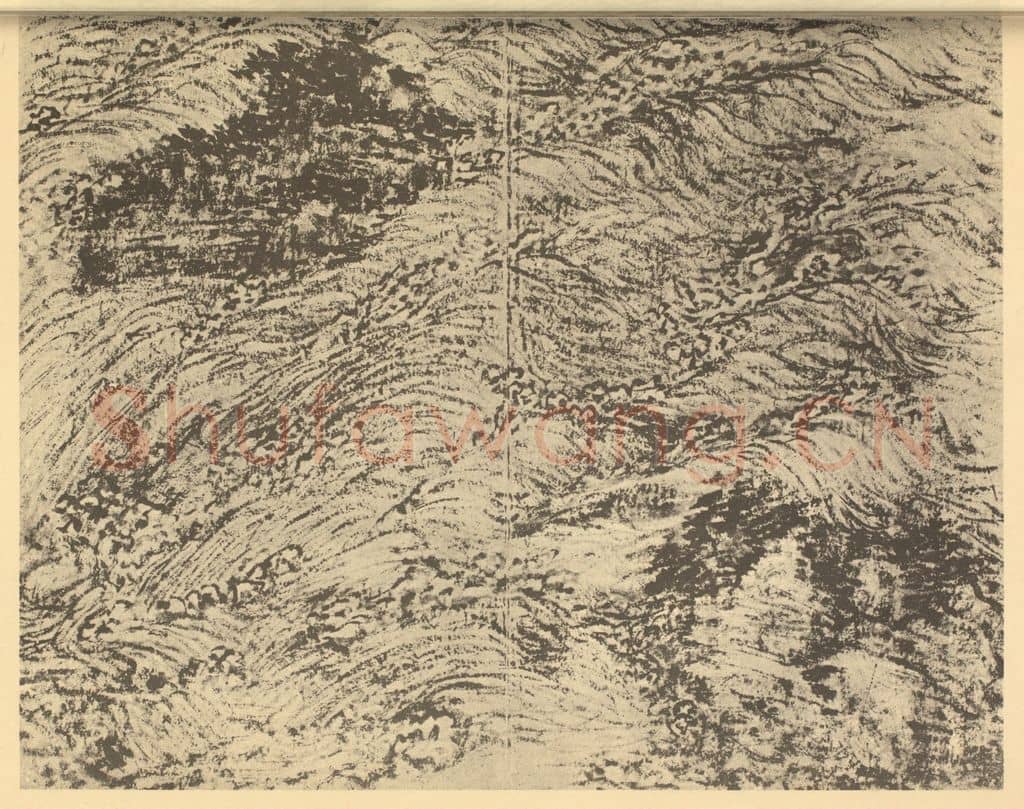 清 王宸《山水图（五）》国画作品