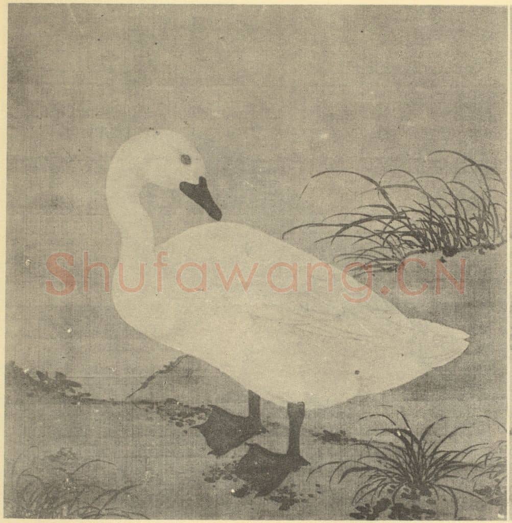 清 蒋廷锡《翎毛图(三)》国画作品