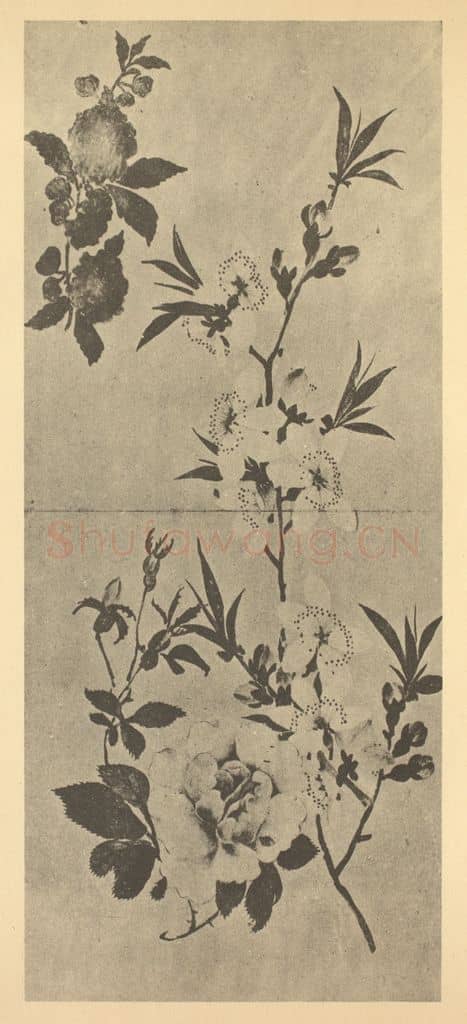 清 黄钺《二十四番华信（四）》国画作品