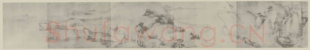 清 戴本孝《象外意中图卷(二)》国画作品